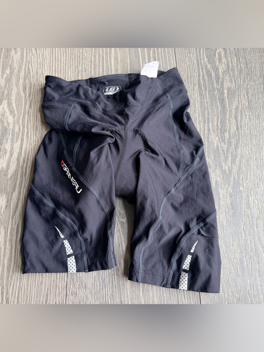 Louis Garneau Padded Bike Shorts in Black Size Medium